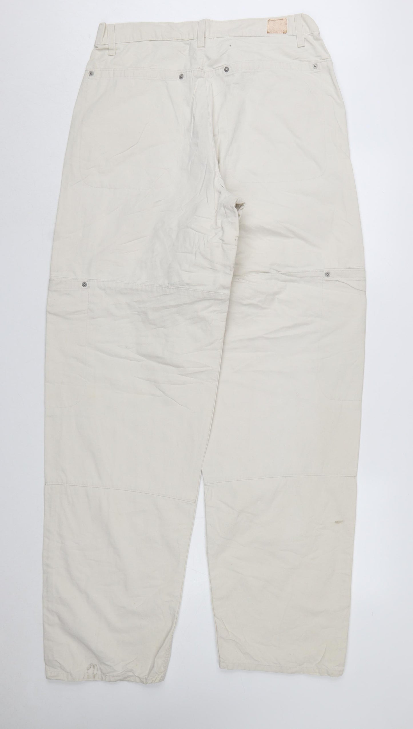 Levi's Men's Beige 32x36 Straight Leg Cotton Jeans
