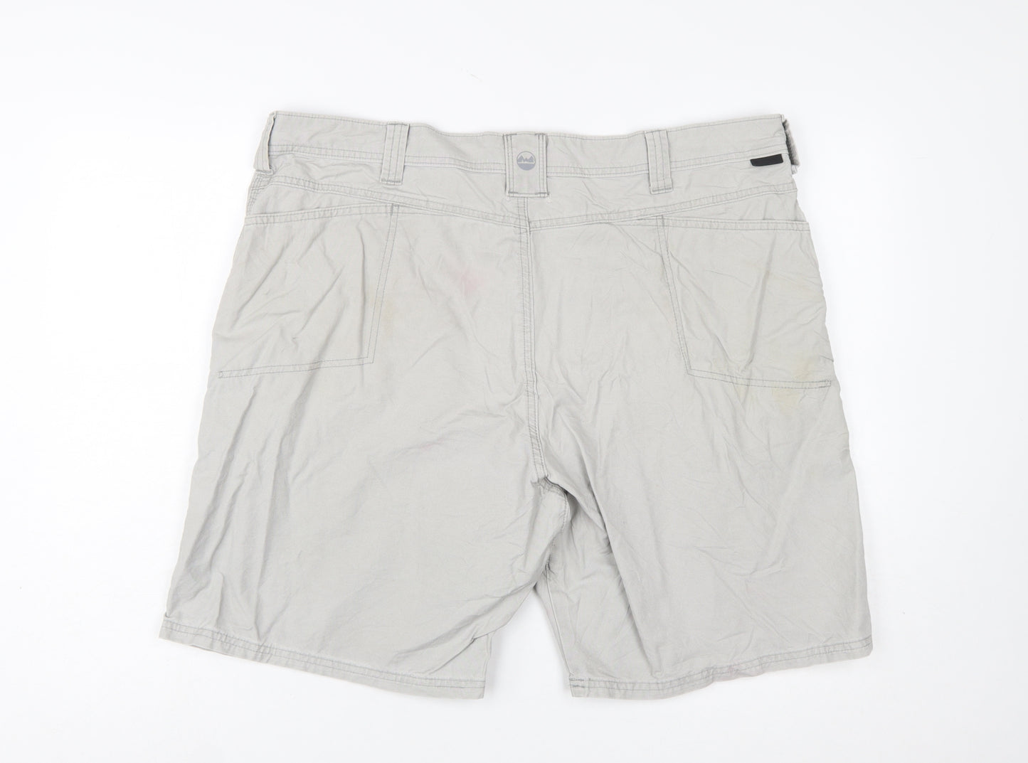 Wrangler Men's Grey Outdoor Cargo Shorts Size 40 Cotton Blend