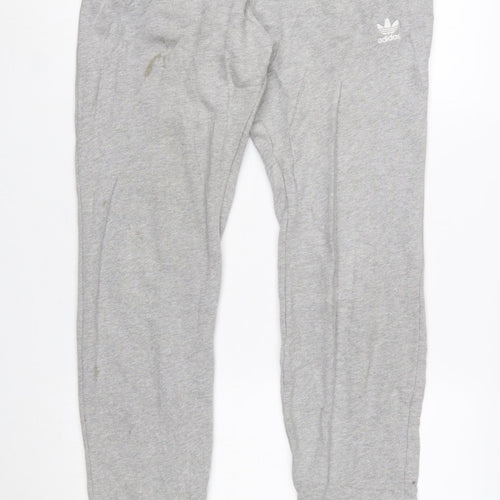 Adidas Men's Grey Jogger Sweatpants M Regular Fit Tapered