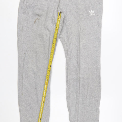 Adidas Men's Grey Jogger Sweatpants M Regular Fit Tapered