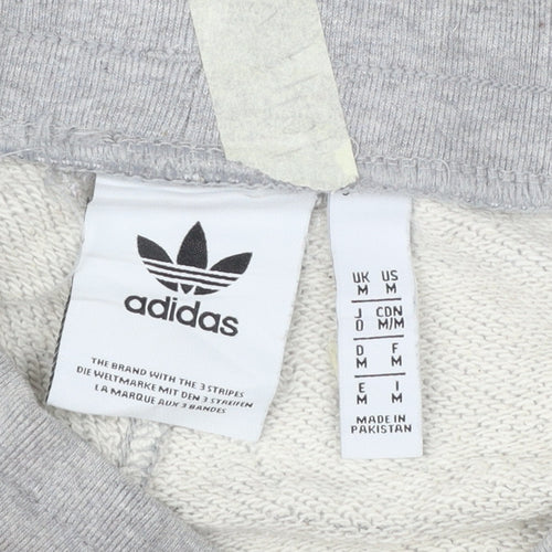 Adidas Men's Grey Jogger Sweatpants M Regular Fit Tapered