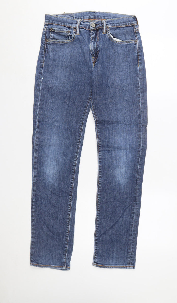 Levi's Men's Blue Denim Straight Jeans W29 L32 Regular Fit