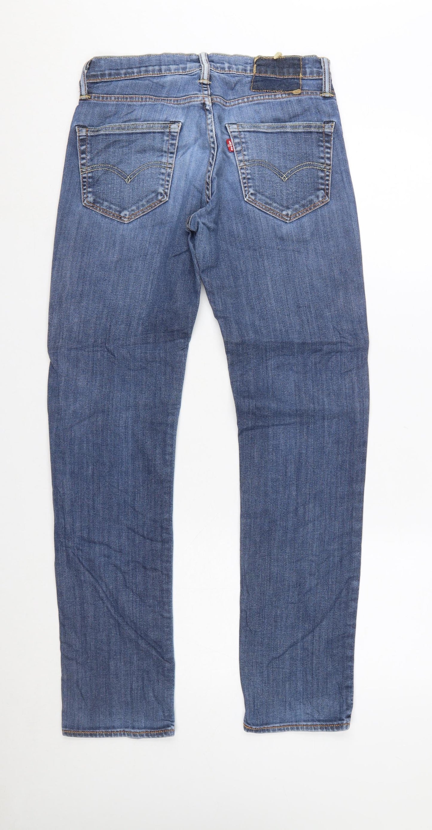 Levi's Men's Blue Denim Straight Jeans W29 L32 Regular Fit