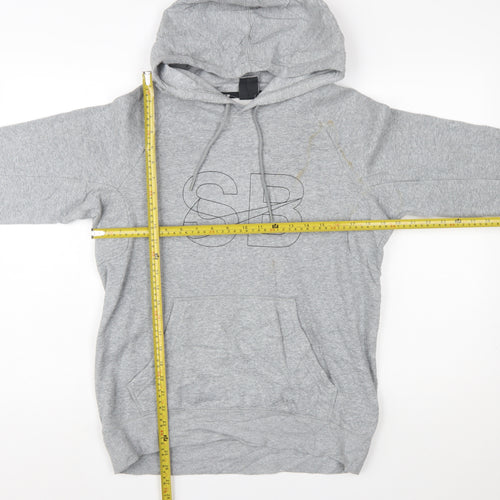 Nike SB Men's Grey XS Pullover Hoodie with Logo