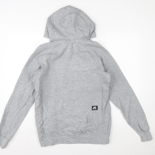 Nike SB Men's Grey XS Pullover Hoodie with Logo