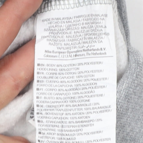 Nike SB Men's Grey XS Pullover Hoodie with Logo