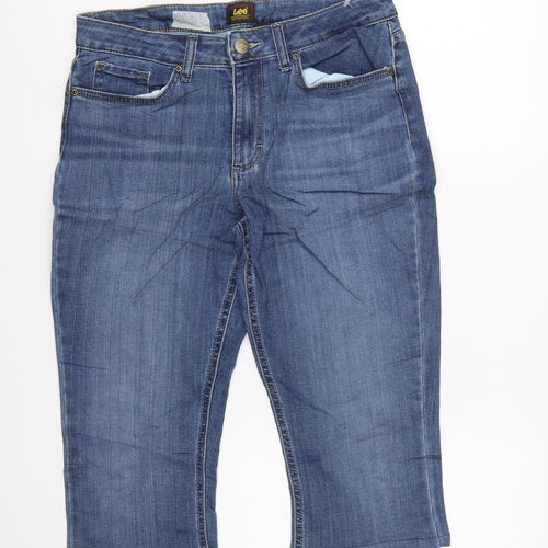 Lee Women’s Blue Denim Bermuda Shorts Size 10 Regular Fit