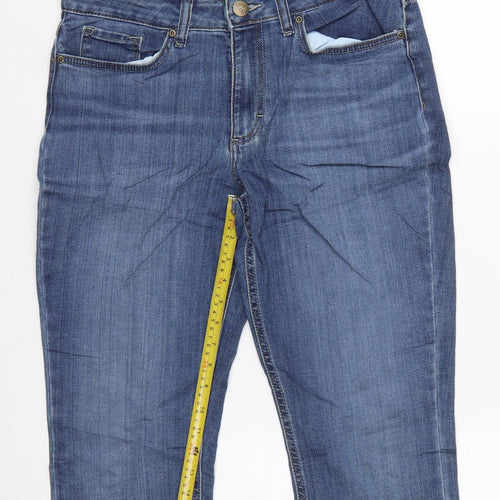Lee Women’s Blue Denim Bermuda Shorts Size 10 Regular Fit