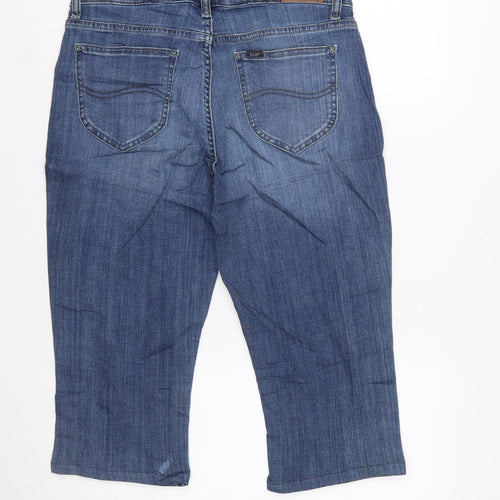 Lee Women’s Blue Denim Bermuda Shorts Size 10 Regular Fit