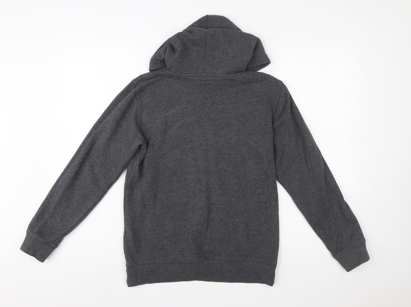Champion Boys Dark Grey Pullover Hoodie L (14/16) Cotton Blend Sweatshirt