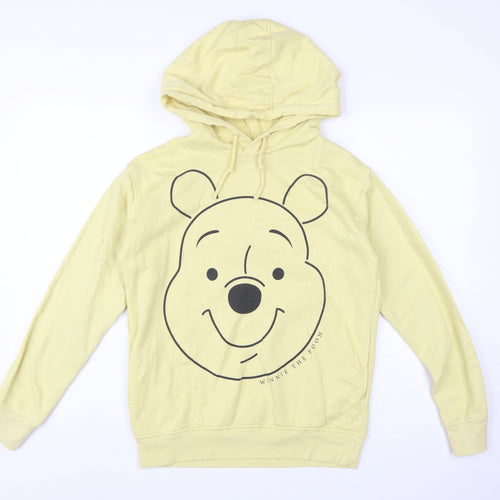 Disney Women 2XS Yellow Pullover Hoodie Winnie the Pooh Design