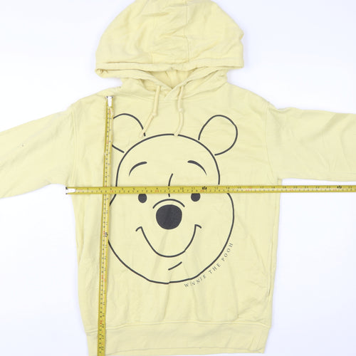 Disney Women 2XS Yellow Pullover Hoodie Winnie the Pooh Design