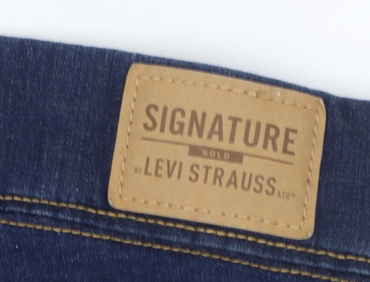 Levi Strauss Women's Blue Bootcut Stretch Jeans Size 28 Plus