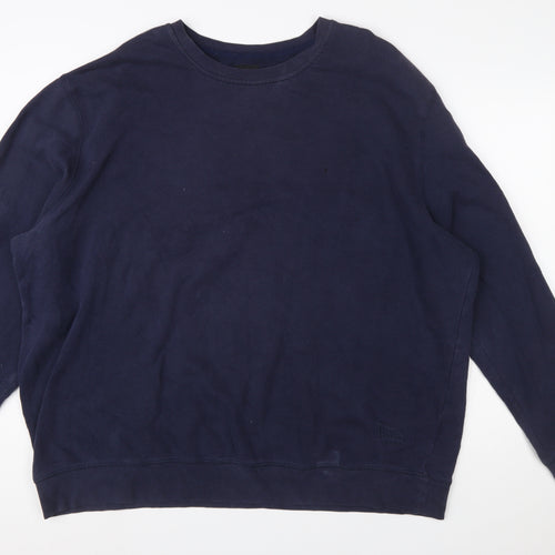 Everlast Men's Blue 2XL Pullover Crew Neck Sweatshirt