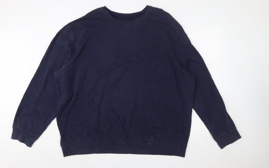 Everlast Men's Blue 2XL Pullover Crew Neck Sweatshirt