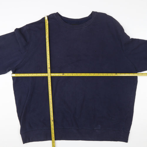 Everlast Men's Blue 2XL Pullover Crew Neck Sweatshirt