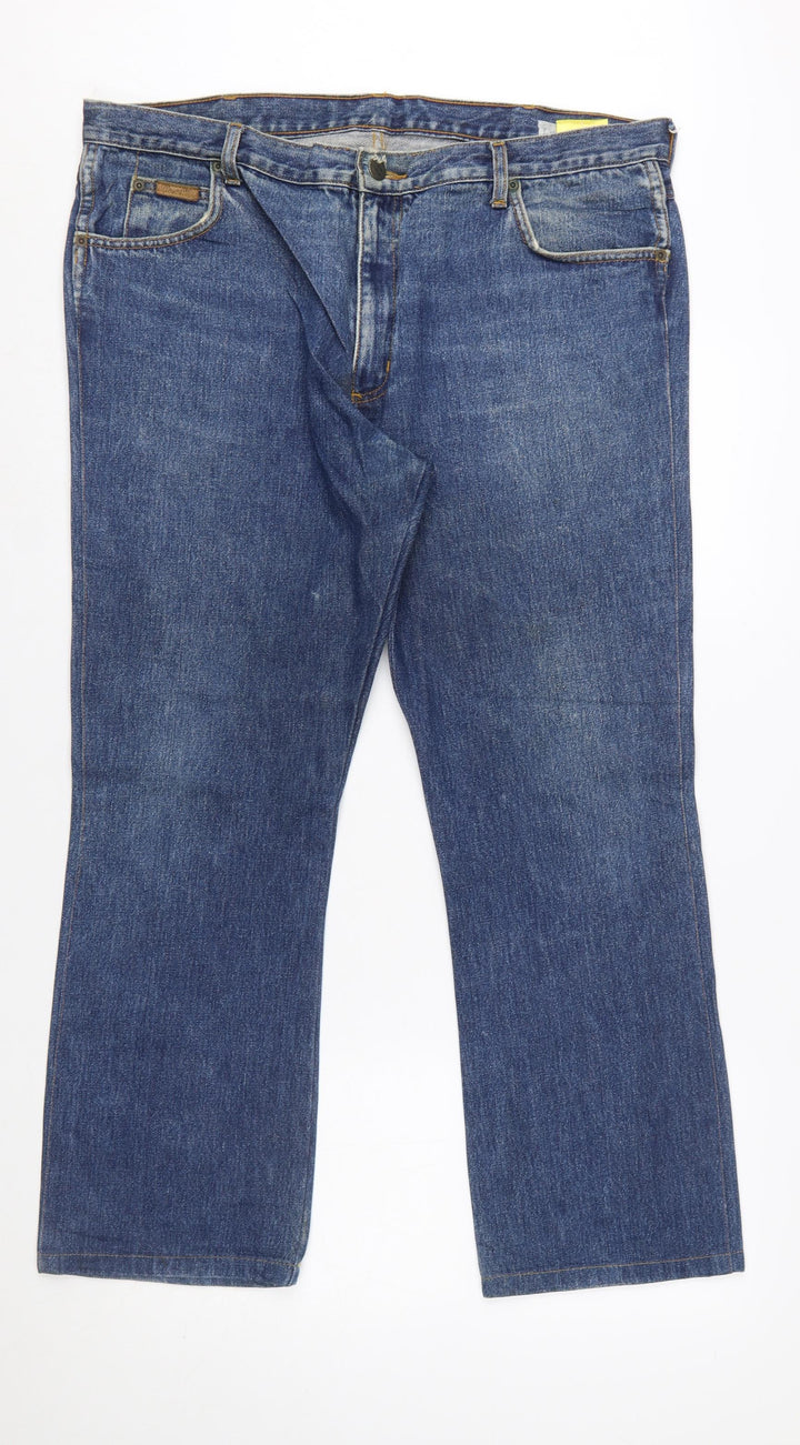 Wrangler Men's Blue Regular Fit Straight Jeans W38 L30