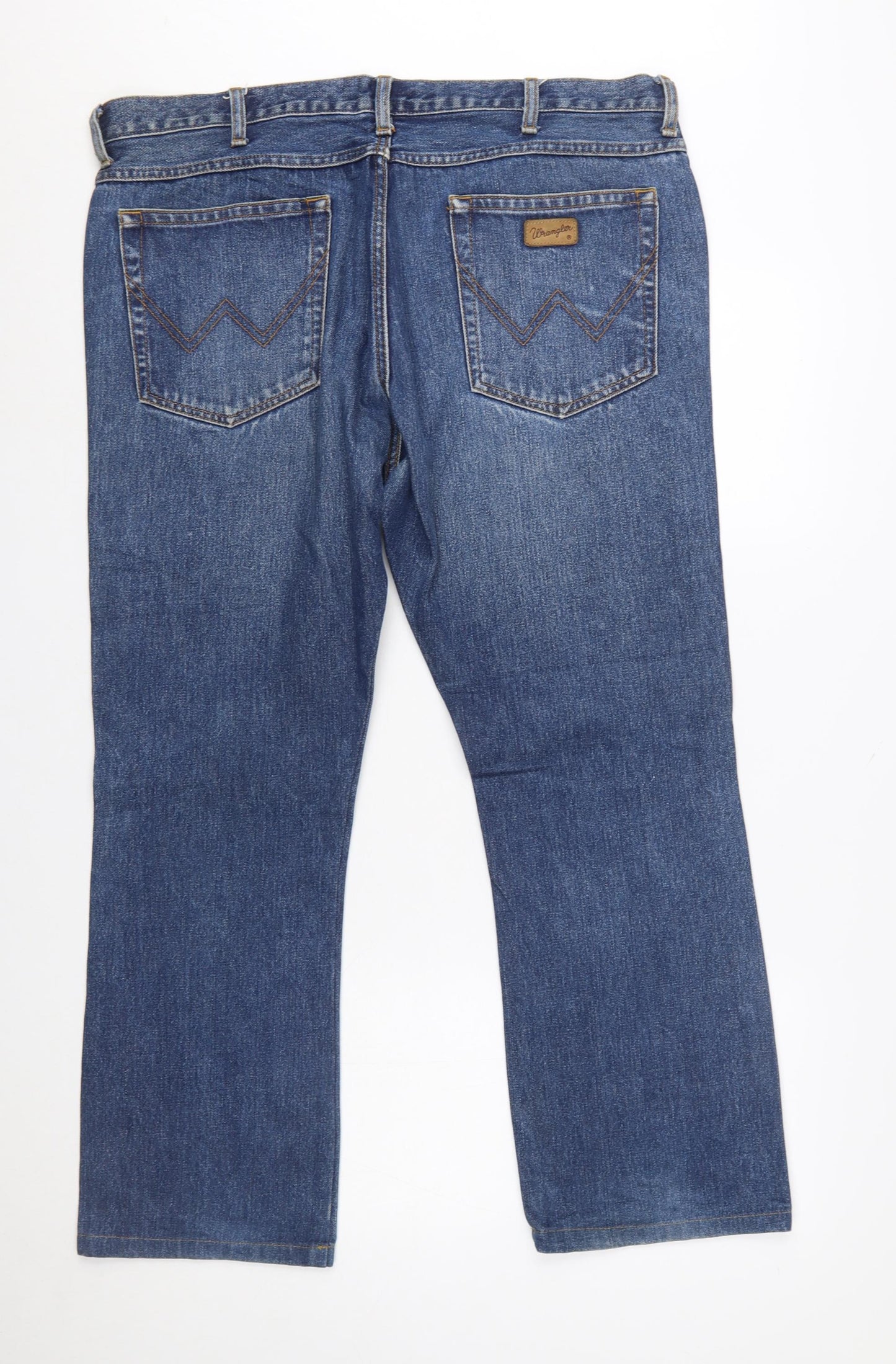 Wrangler Men's Blue Regular Fit Straight Jeans W38 L30