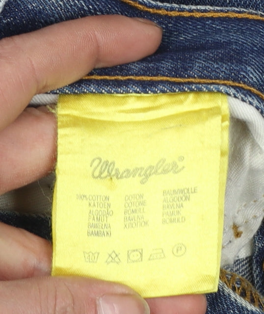 Wrangler Men's Blue Regular Fit Straight Jeans W38 L30