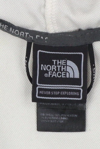 The North Face Womens XS Beige & Black Full Zip Hooded Sweatshirt
