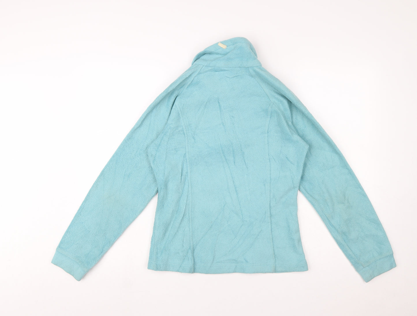 Columbia Women's Blue Fleece Zip Jacket Size 14 Lightweight Outdoor