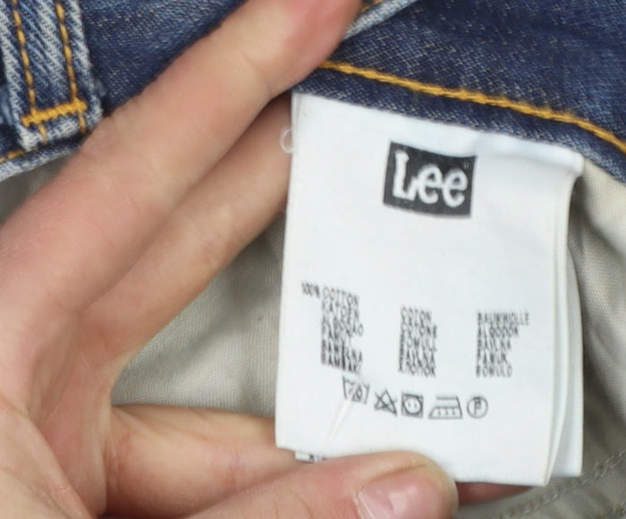 Lee Men's Blue Seattle Straight Denim Jeans W40 L36