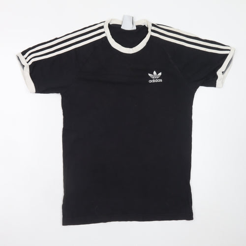 Adidas Men's Black Short Sleeve Crew Neck Sports T-Shirt Size S