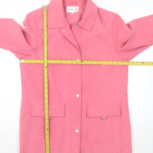 EWM Pure Classics Pink Long Sleeve Single-Breasted Blazer Size 12