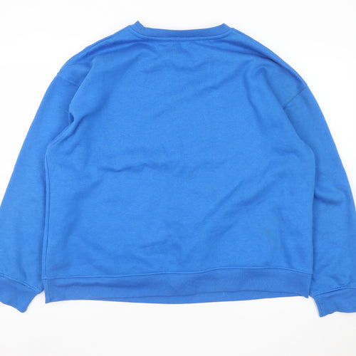 Dunnes Stores Women’s Blue Paris Crest Pullover Sweatshirt Size 16 L