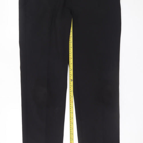 St. Bernard Men’s Black 34x31 Formal Trousers Regular Fit