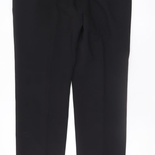 St. Bernard Men’s Black 34x31 Formal Trousers Regular Fit