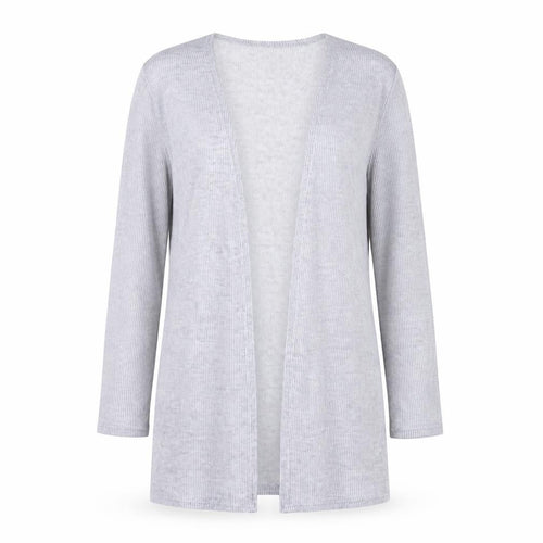 Primark Women’s Grey Longline Knit Cardigan Size S 10/12