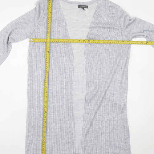 Primark Women’s Grey Longline Knit Cardigan Size S 10/12