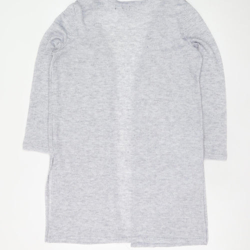 Primark Women’s Grey Longline Knit Cardigan Size S 10/12