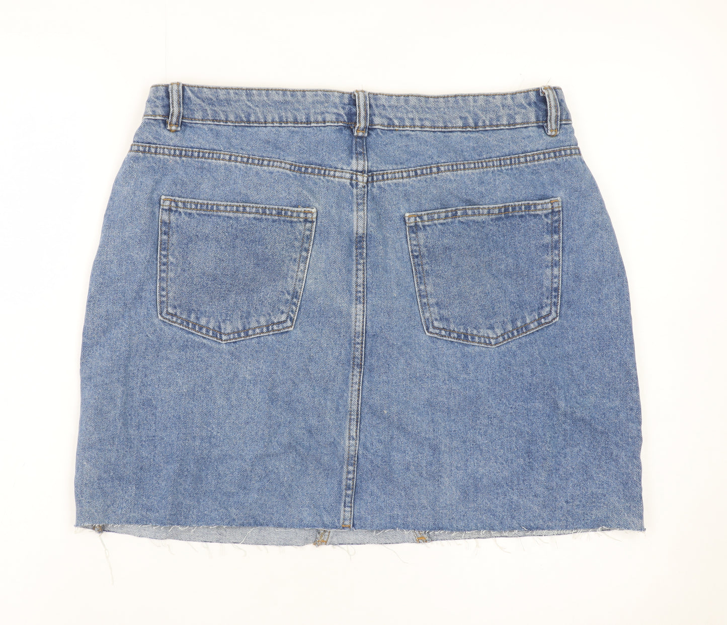 Denim Co Women Blue High Waist Denim Short Skirt Size 16