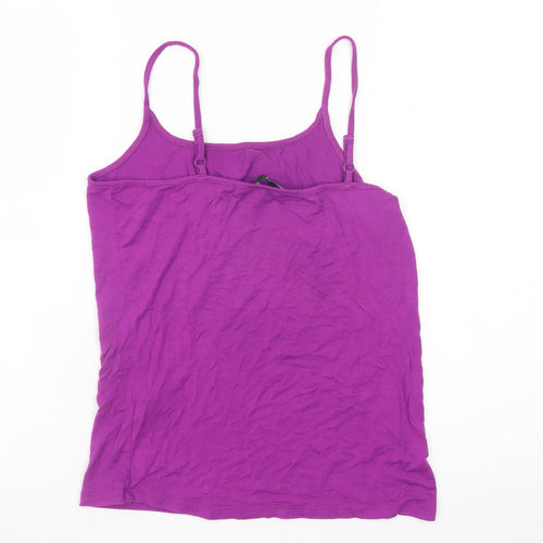Dunnes Women’s Purple Cotton Camisole Tank Top Size 12
