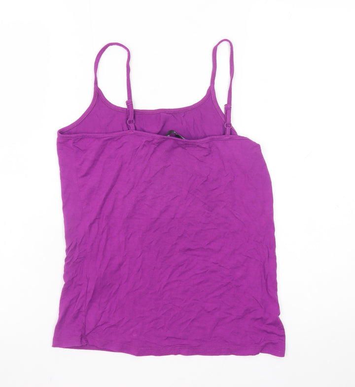 Dunnes Women’s Purple Cotton Camisole Tank Top Size 12