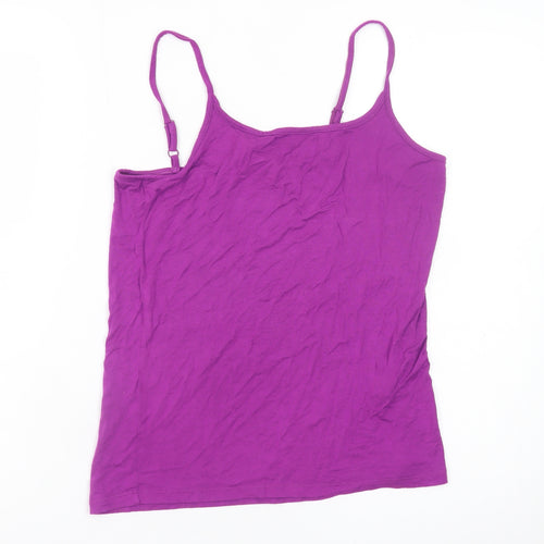 Dunnes Women’s Purple Cotton Camisole Tank Top Size 12