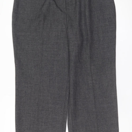 Dunnes St. Bernard Women’s Grey Wide-Leg Trousers Size 16