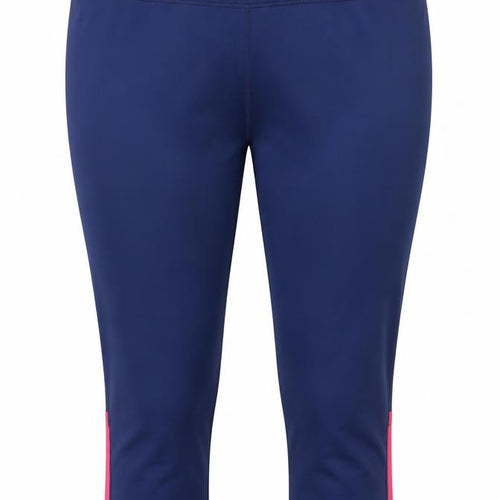 Azzurri Women's Blue Capri Leggings XL Activewear Zip Pocket