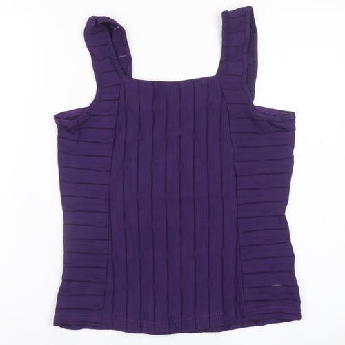 IN FRONT Women’s Purple Sleeveless Camisole Tank Top M
