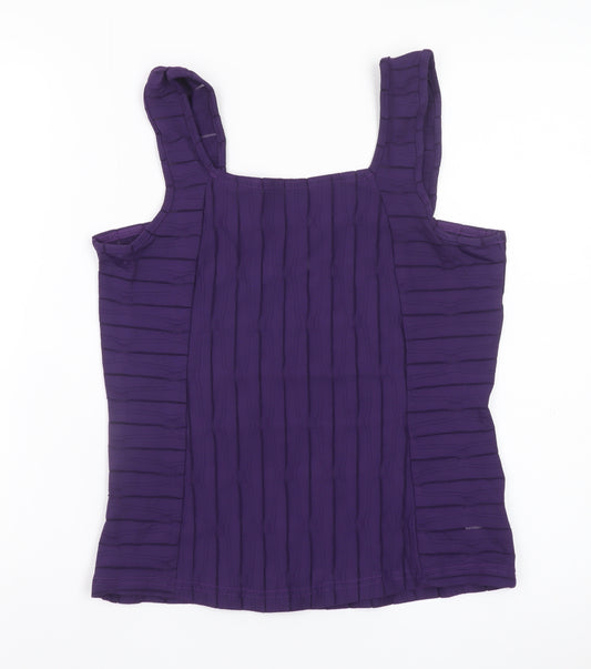IN FRONT Women’s Purple Sleeveless Camisole Tank Top M