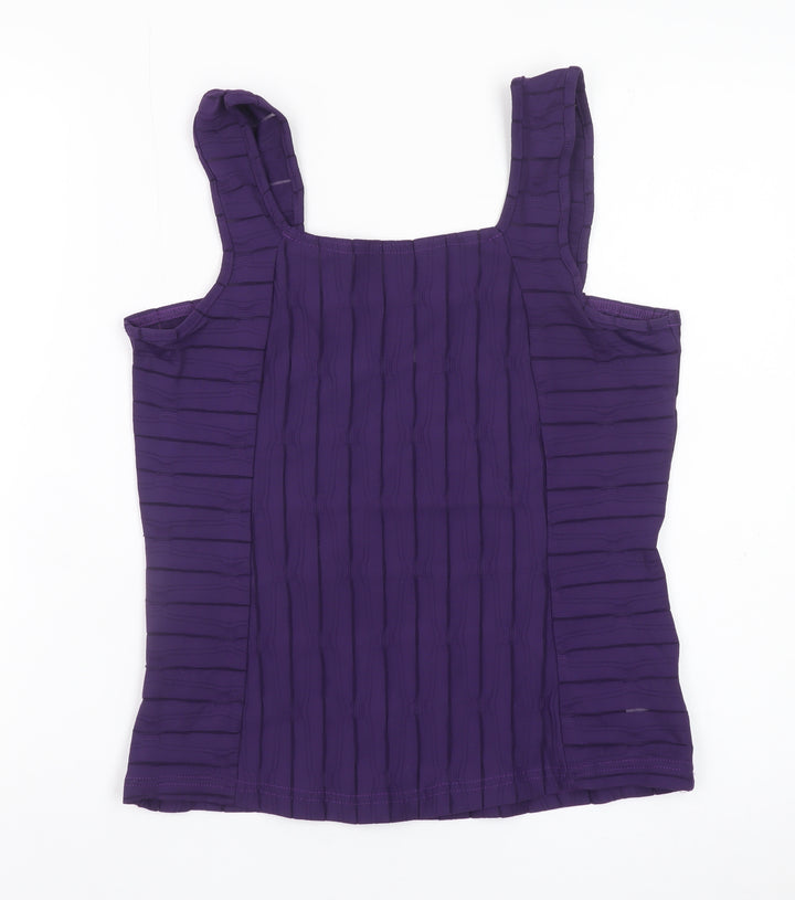 IN FRONT Women’s Purple Sleeveless Camisole Tank Top M