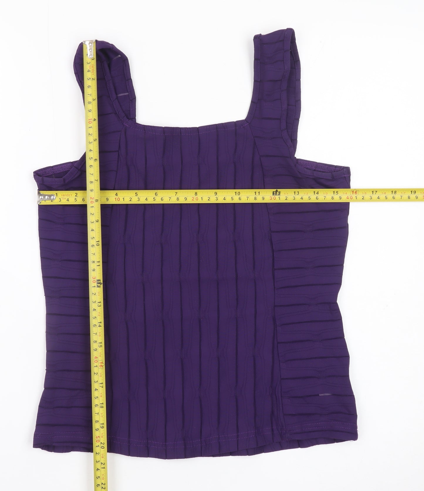 IN FRONT Women’s Purple Sleeveless Camisole Tank Top M