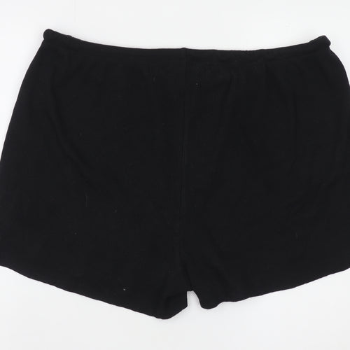 Primark Women’s Black XL Sweat Shorts Drawstring Comfort Fit