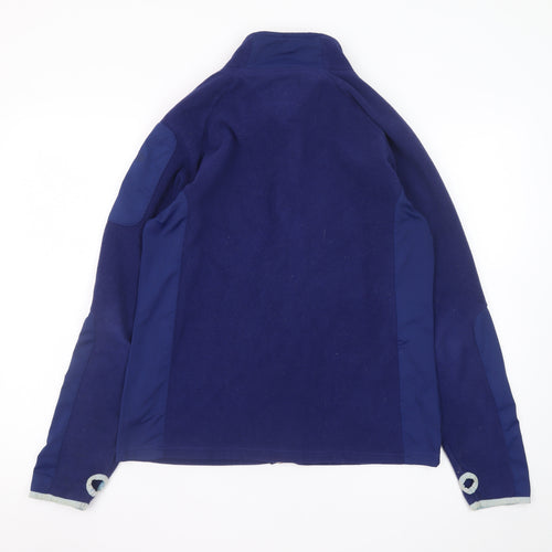 Tottie Women's Blue Full Zip Fleece Jacket Size 16 Regular Outdoor