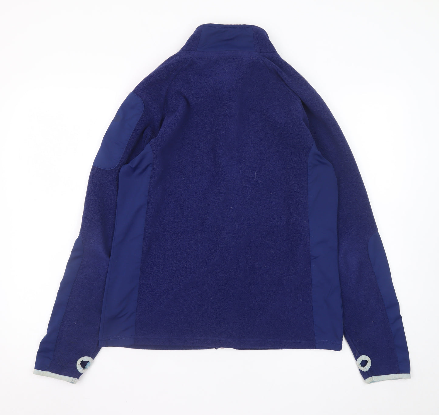 Tottie Women's Blue Full Zip Fleece Jacket Size 16 Regular Outdoor