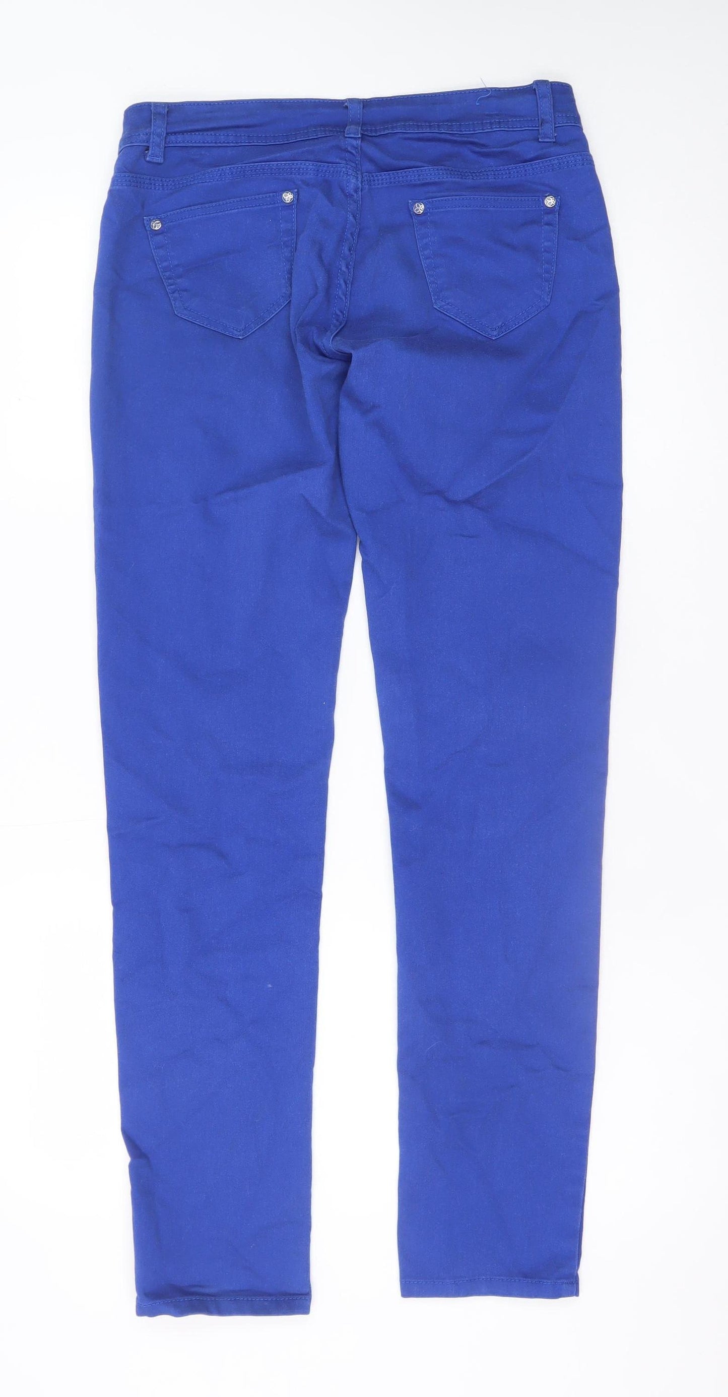 Miss One Women’s Blue Skinny Stretch Jeans Size 12