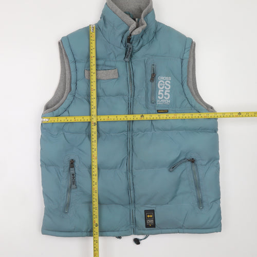 Crosshatch Men's Blue L Padded Bodywarmer Waistcoat