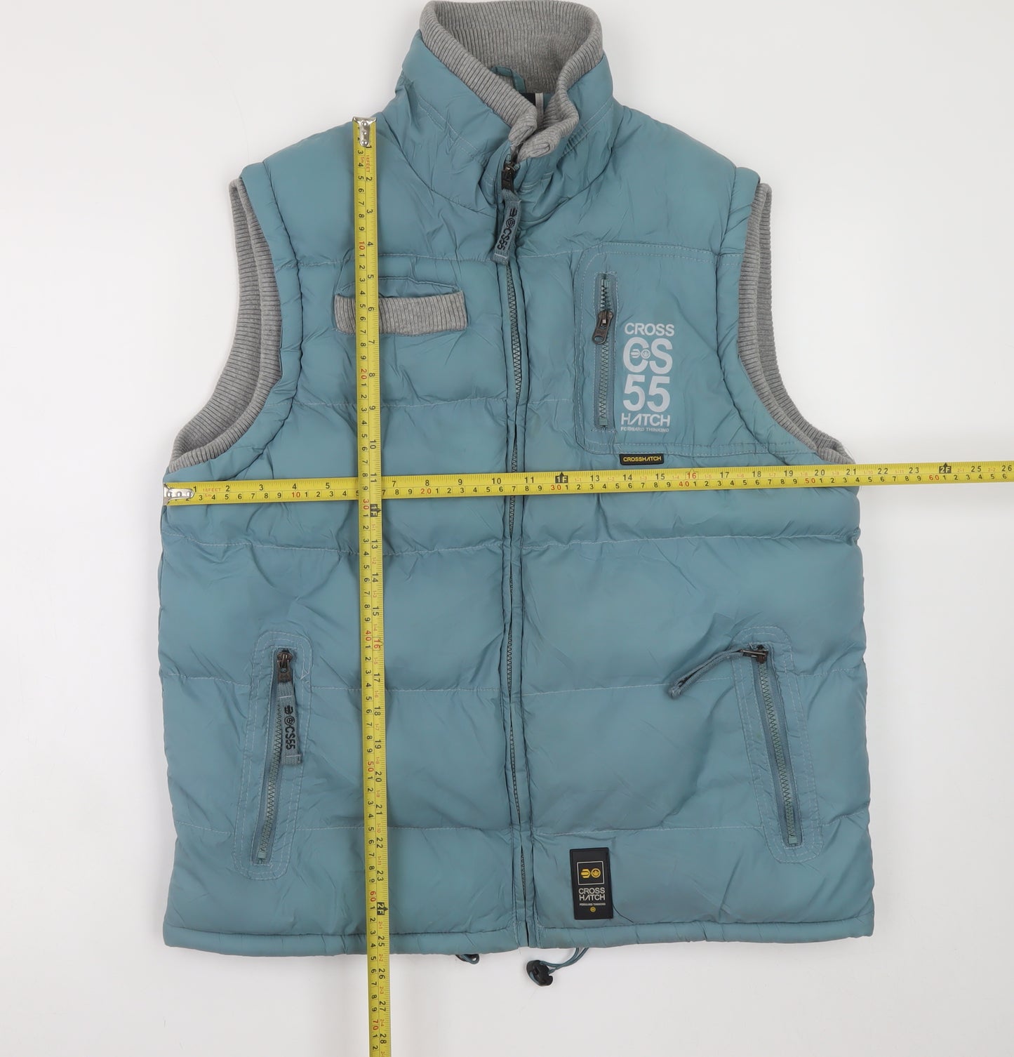 Crosshatch Men's Blue L Padded Bodywarmer Waistcoat